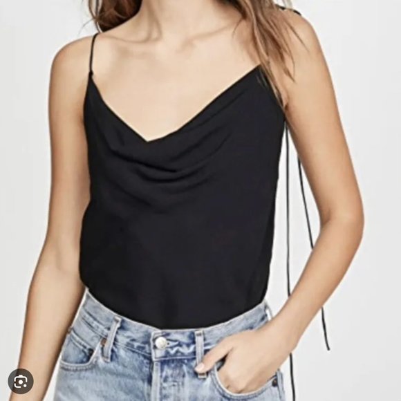 NWOT Reformation Leah Top Black XL - Picture 3 of 6